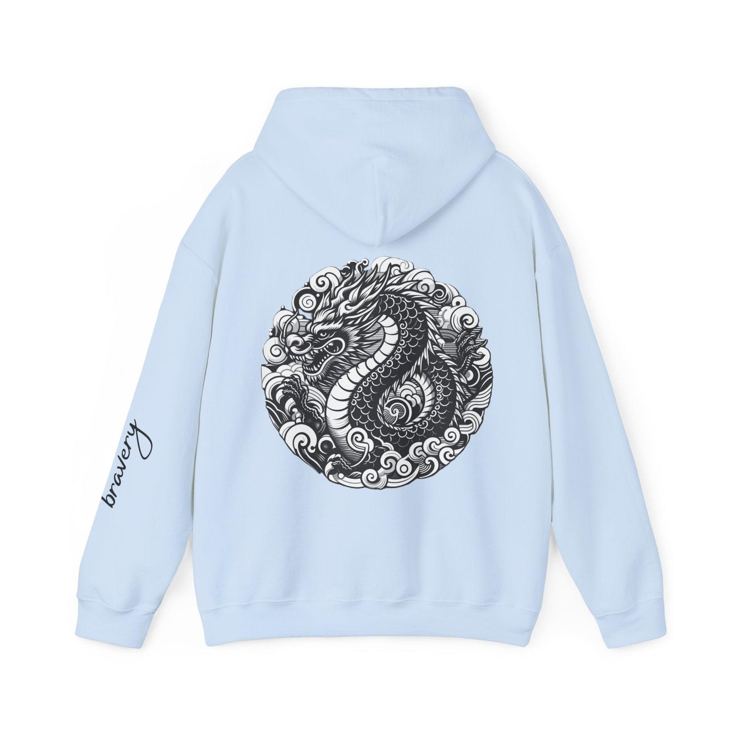 Unisex Hooded Sweatshirt - Chinese Zodiac Dragon - Pardalês_Free Lifestyle