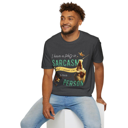 My Way to SARCASM - Softstyle T-Shirt - Pardalês_Free Lifestyle