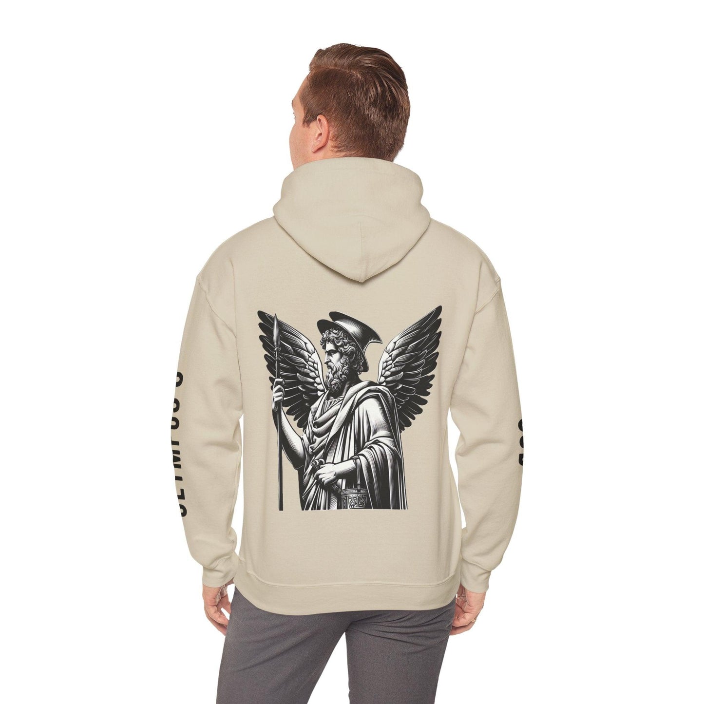 Unisex Hooded Sweatshirt - Olympus's God Hermes - Pardalês_Free Lifestyle