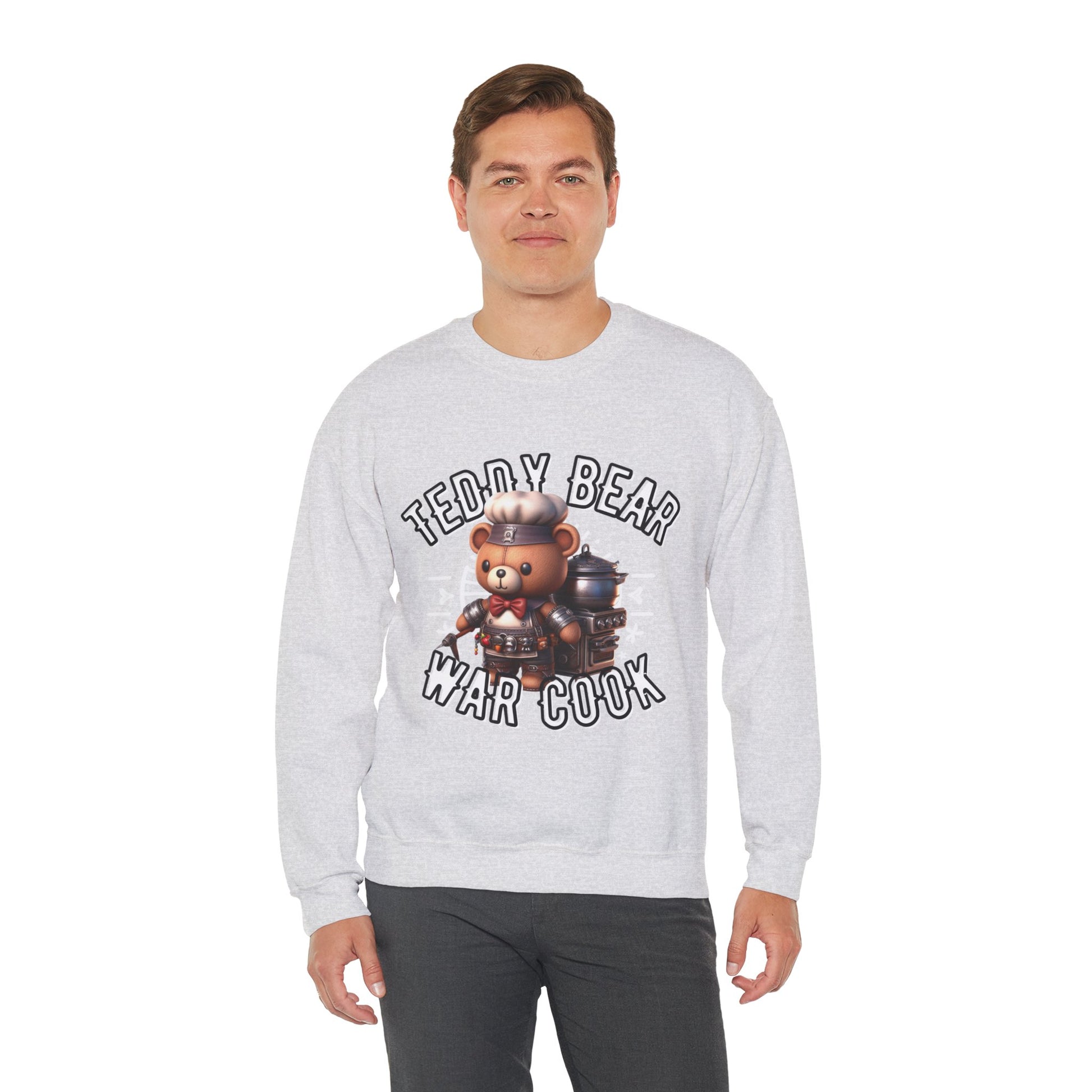 Unisex Sweatshirt - Teddy War Cook - Pardalês_Free Lifestyle