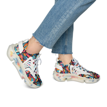 Women's Sneakers - Sports Pattern