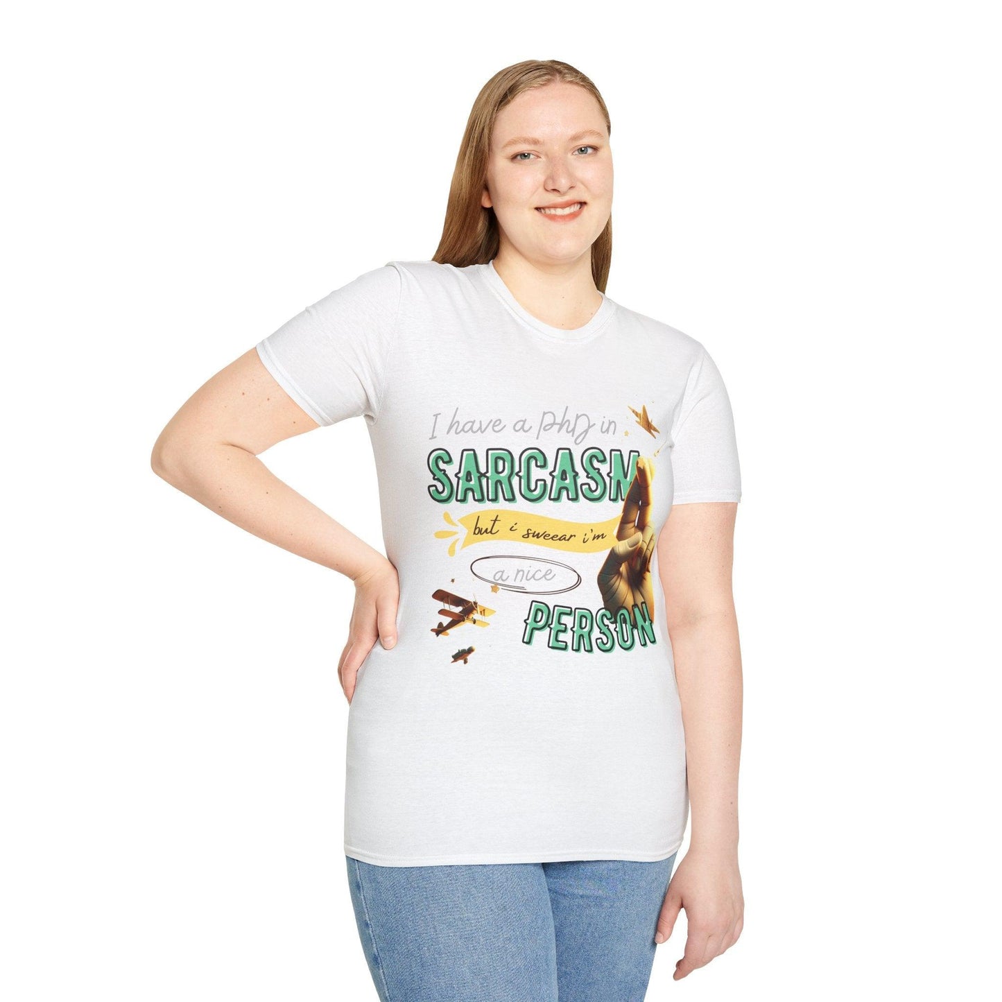 My Way to SARCASM - Softstyle T-Shirt - Pardalês_Free Lifestyle