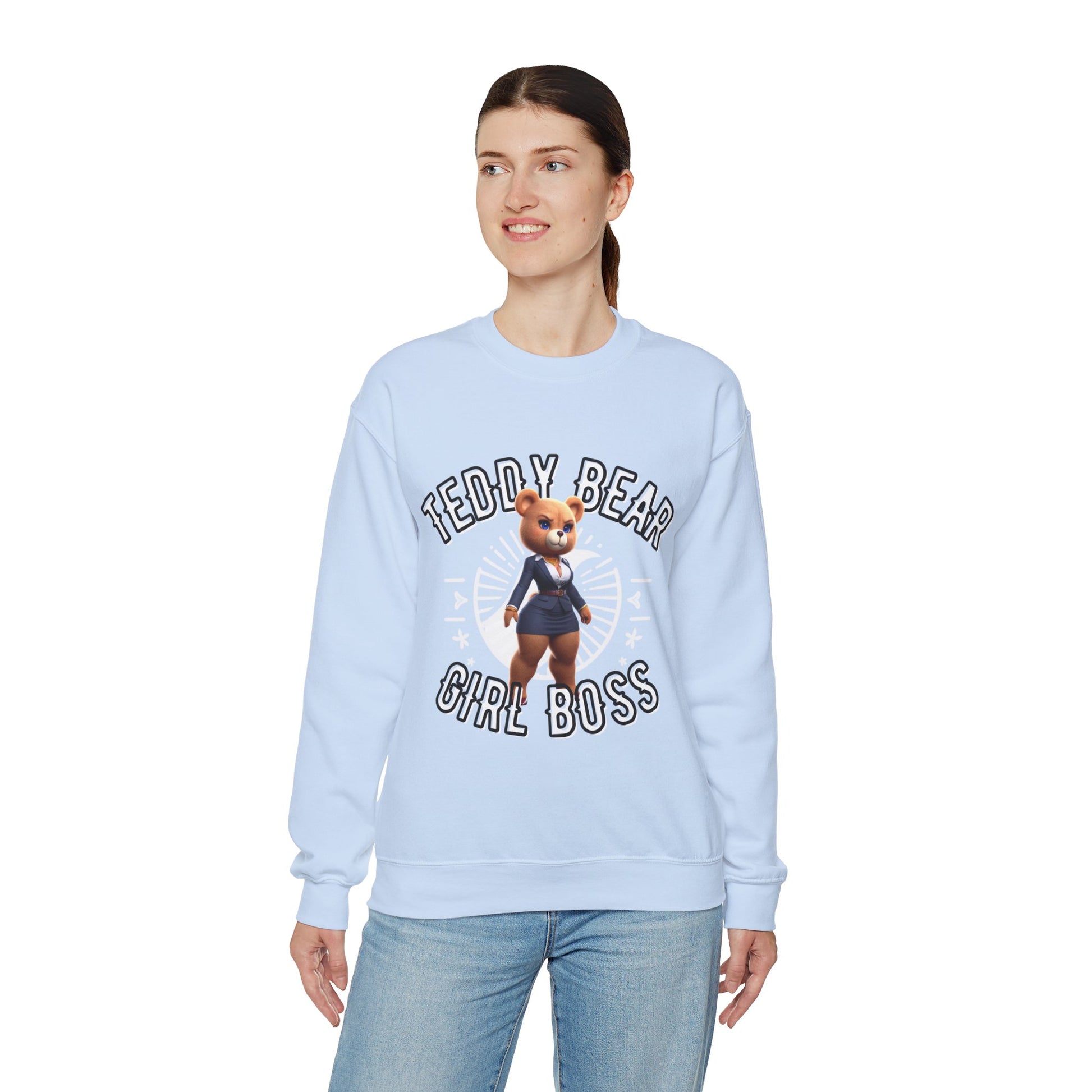 Unisex Sweatshirt - Teddy Girl Boss - Pardalês_Free Lifestyle