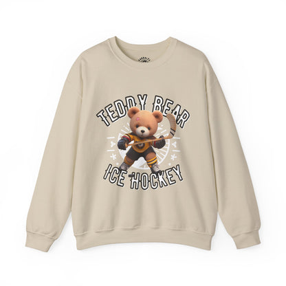 Unisex Sweatshirt - Teddy Ice Hockey - Pardalês_Free Lifestyle