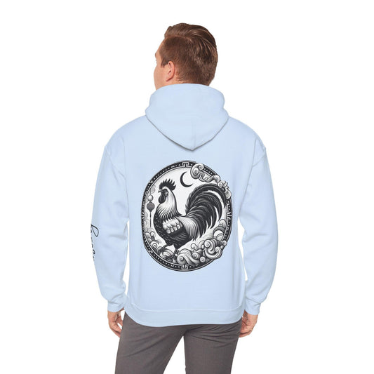 Unisex Hooded Sweatshirt - Chinese Zodiac Rooster - Pardalês_Free Lifestyle