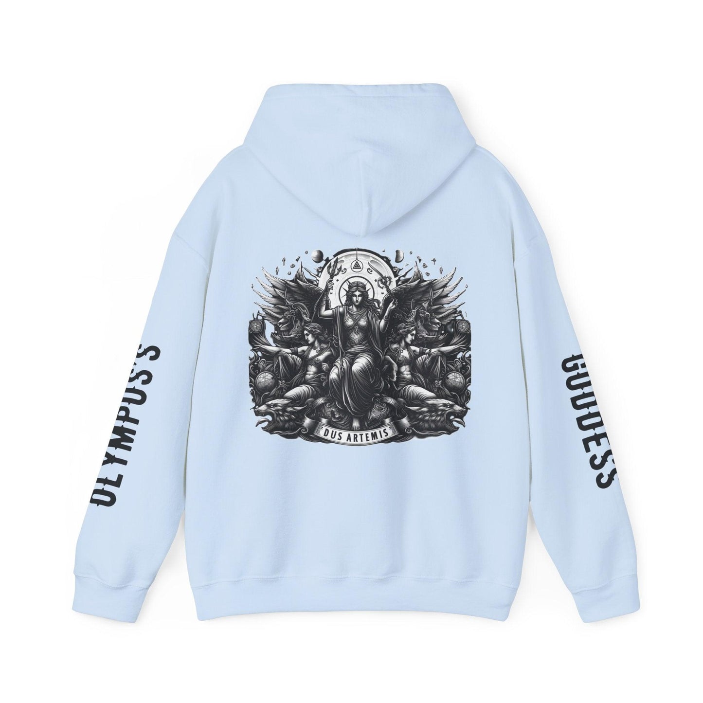 Unisex Hooded Sweatshirt - Olympus's Goddess Artemis - Pardalês_Free Lifestyle