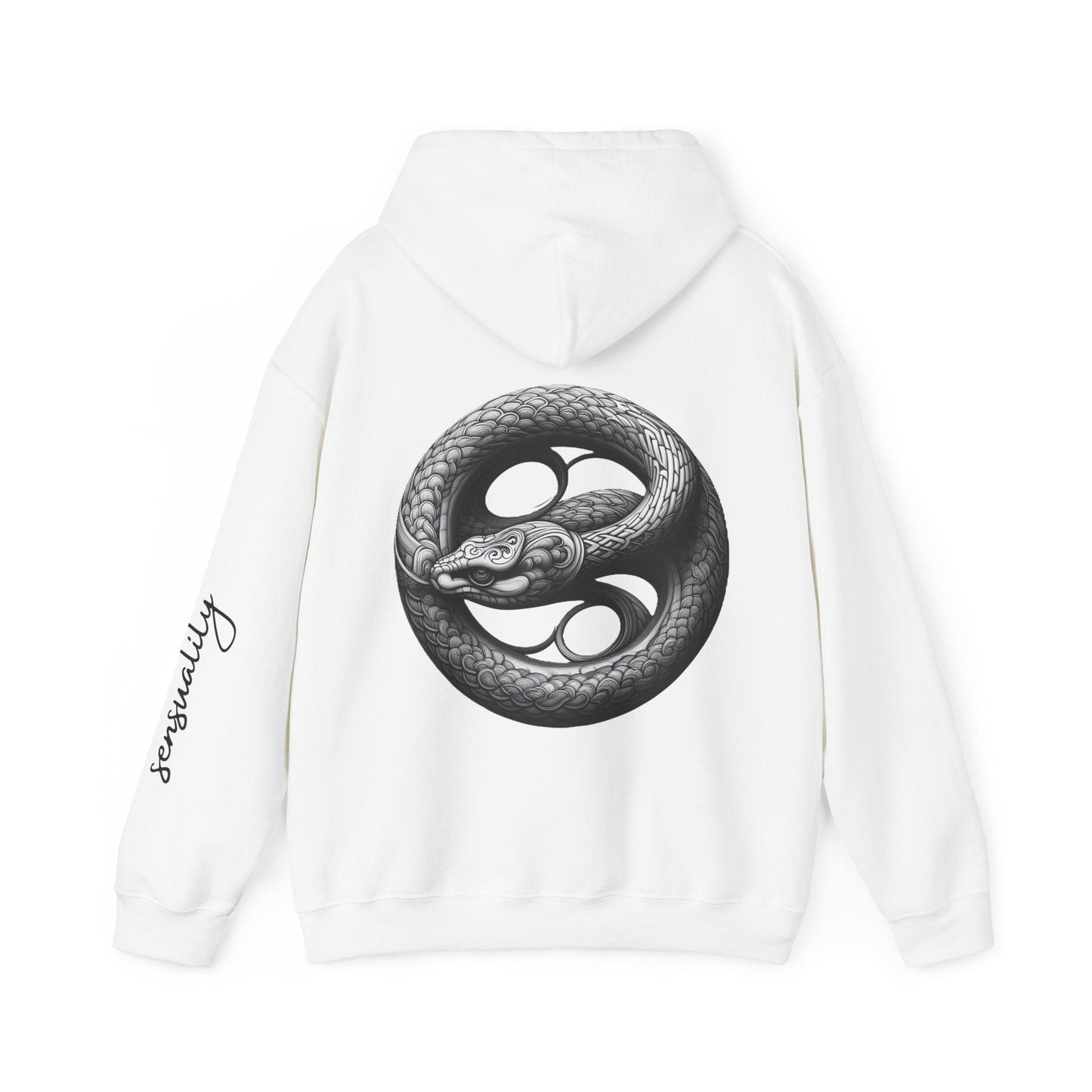 Unisex Hooded Sweatshirt - Chinese Zodiac Snake - Pardalês_Free Lifestyle