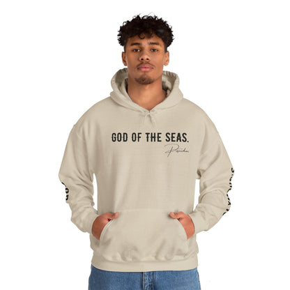 Unisex Hooded Sweatshirt - Olympus's God Poseidon - Pardalês_Free Lifestyle