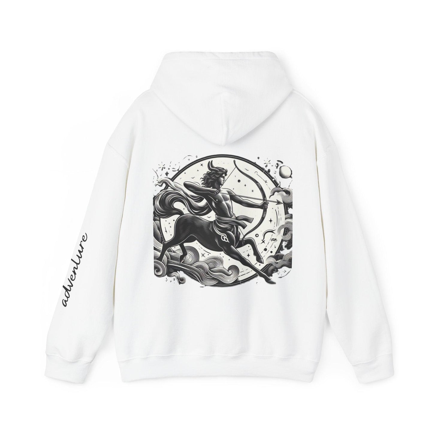 Unisex Hooded Sweatshirt - Sagittarius Sign - Pardalês_Free Lifestyle