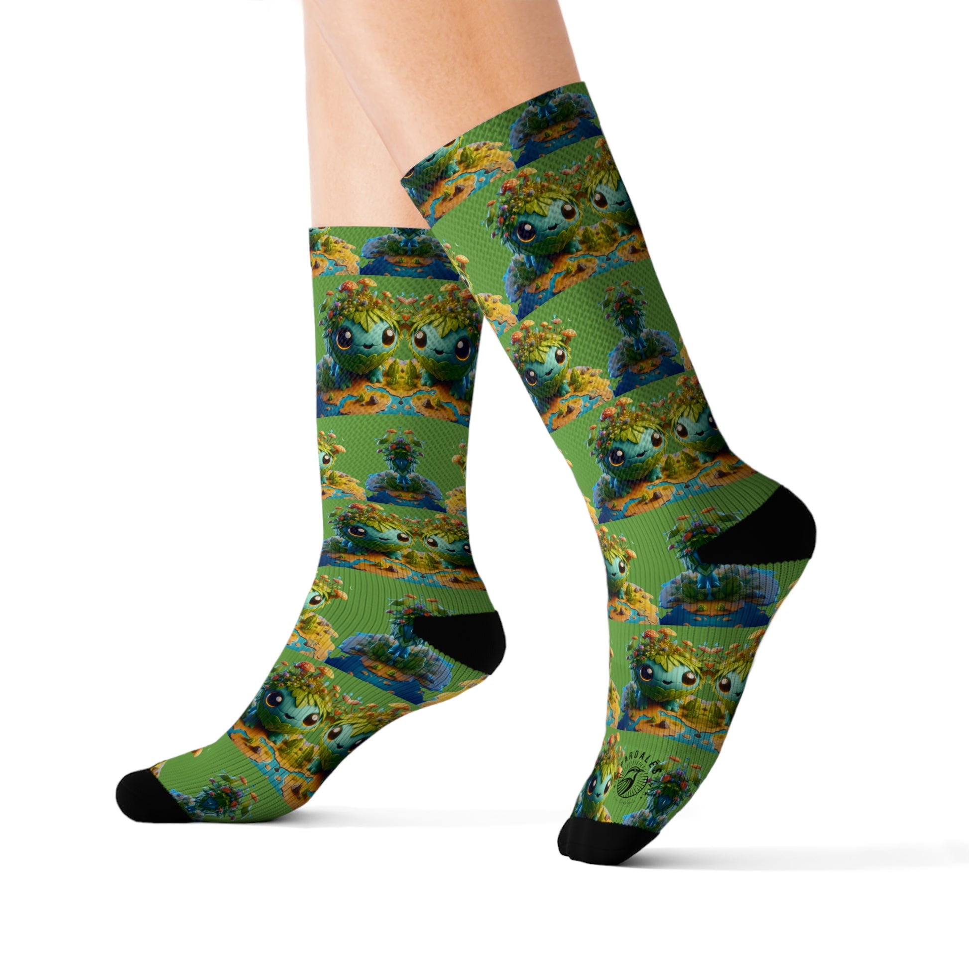 Elemental Socks - Turtsphere Earth - Pardalês_Free Lifestyle