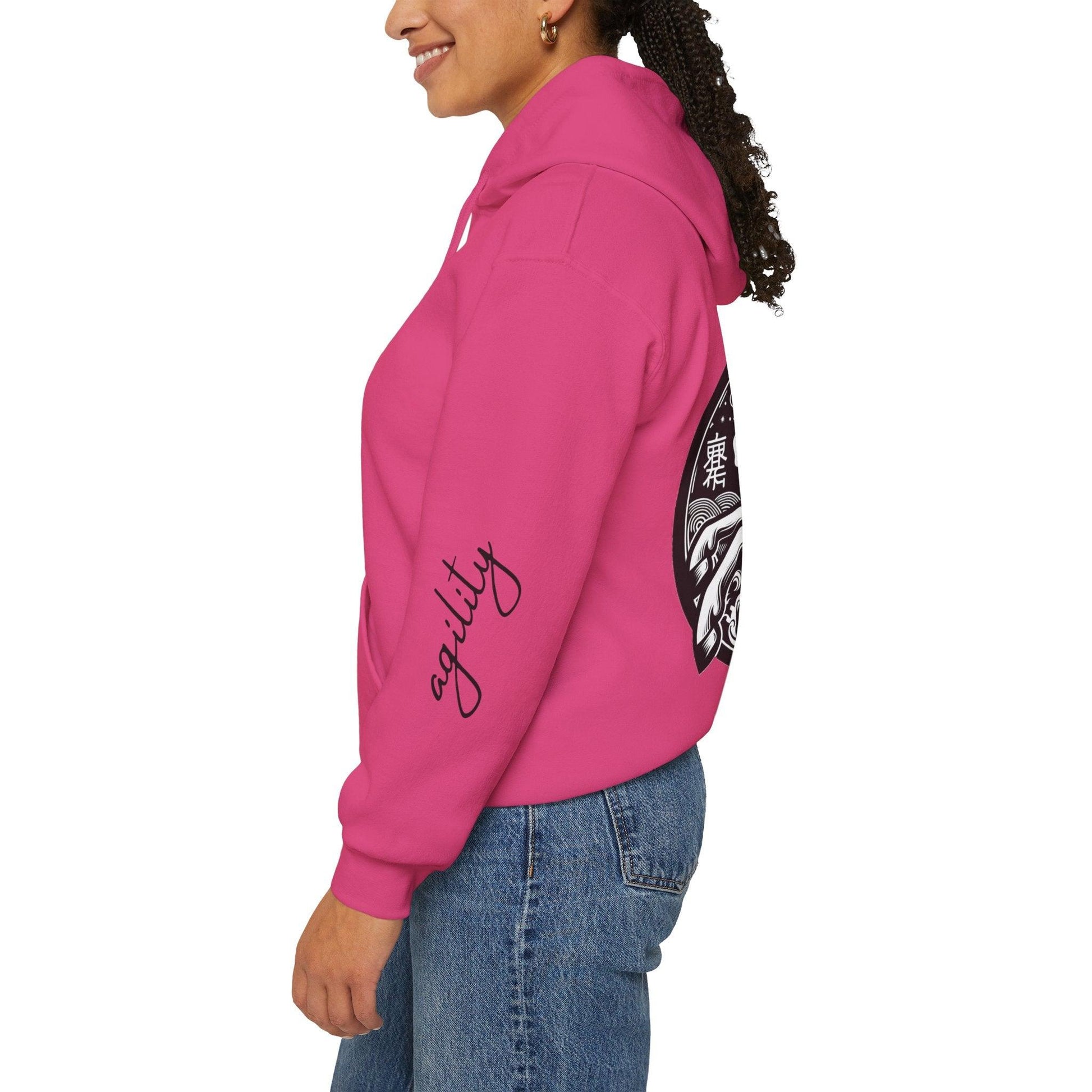 Unisex Hooded Sweatshirt - Chinese Zodiac Horse - Pardalês_Free Lifestyle