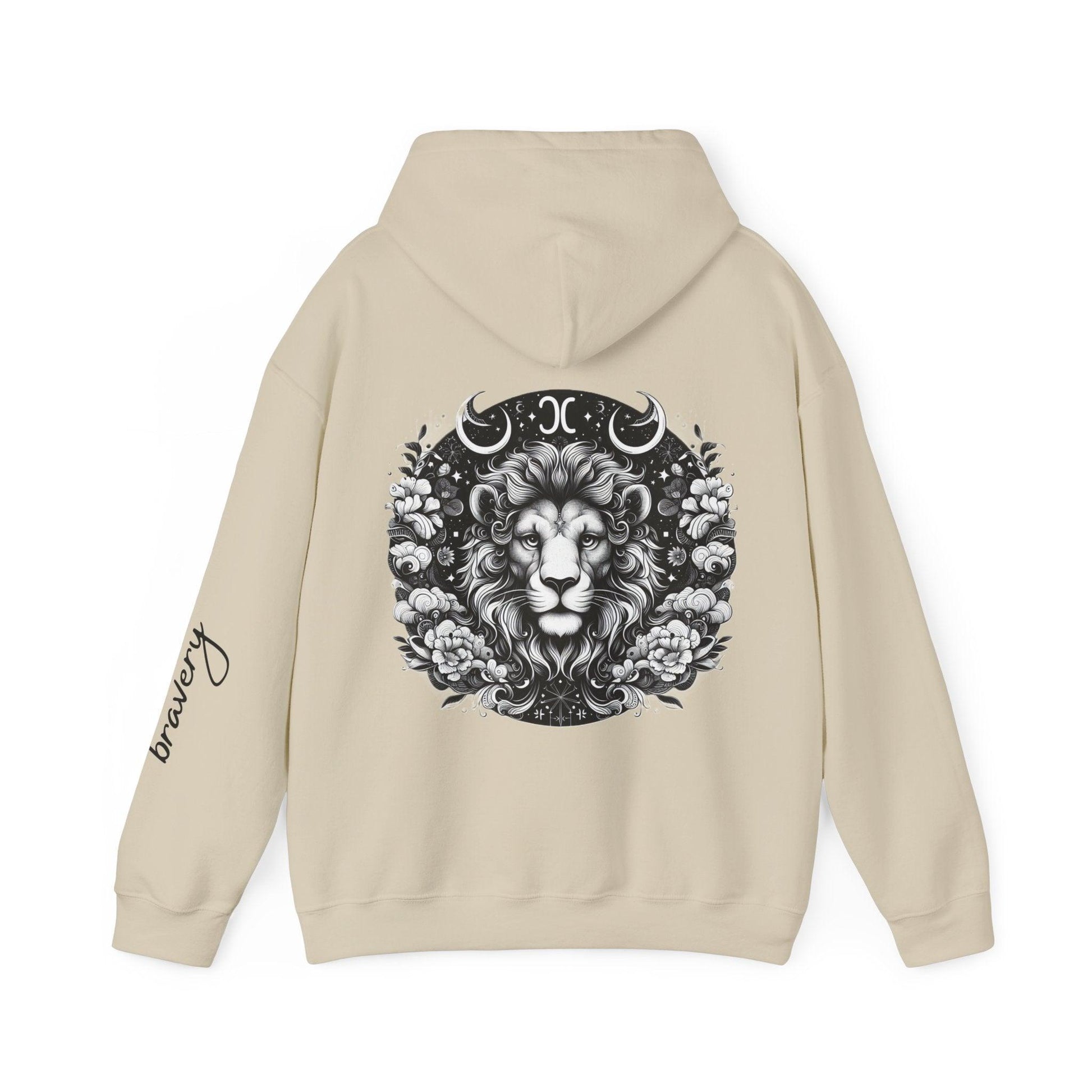 Unisex Hooded Sweatshirt - Leo Sign - Pardalês_Free Lifestyle