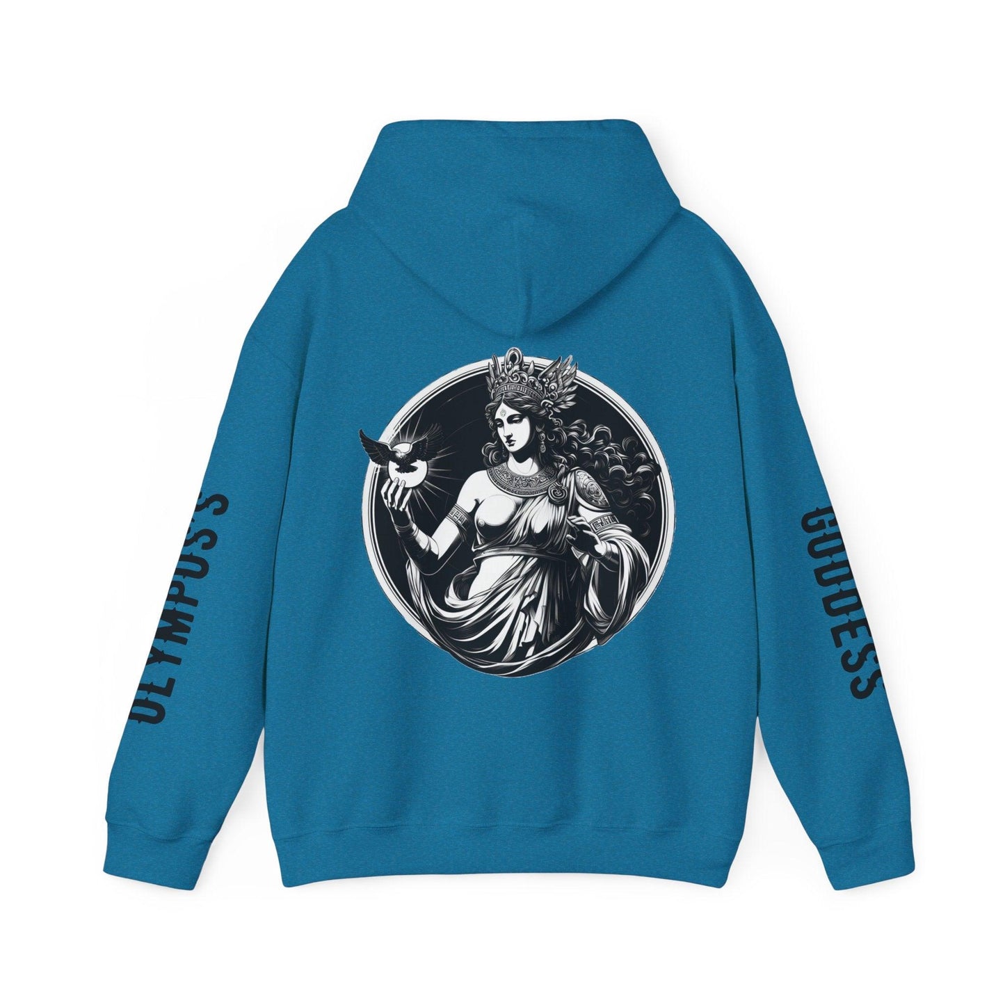 Unisex Hooded Sweatshirt - Olympus's Goddess Hera - Pardalês_Free Lifestyle