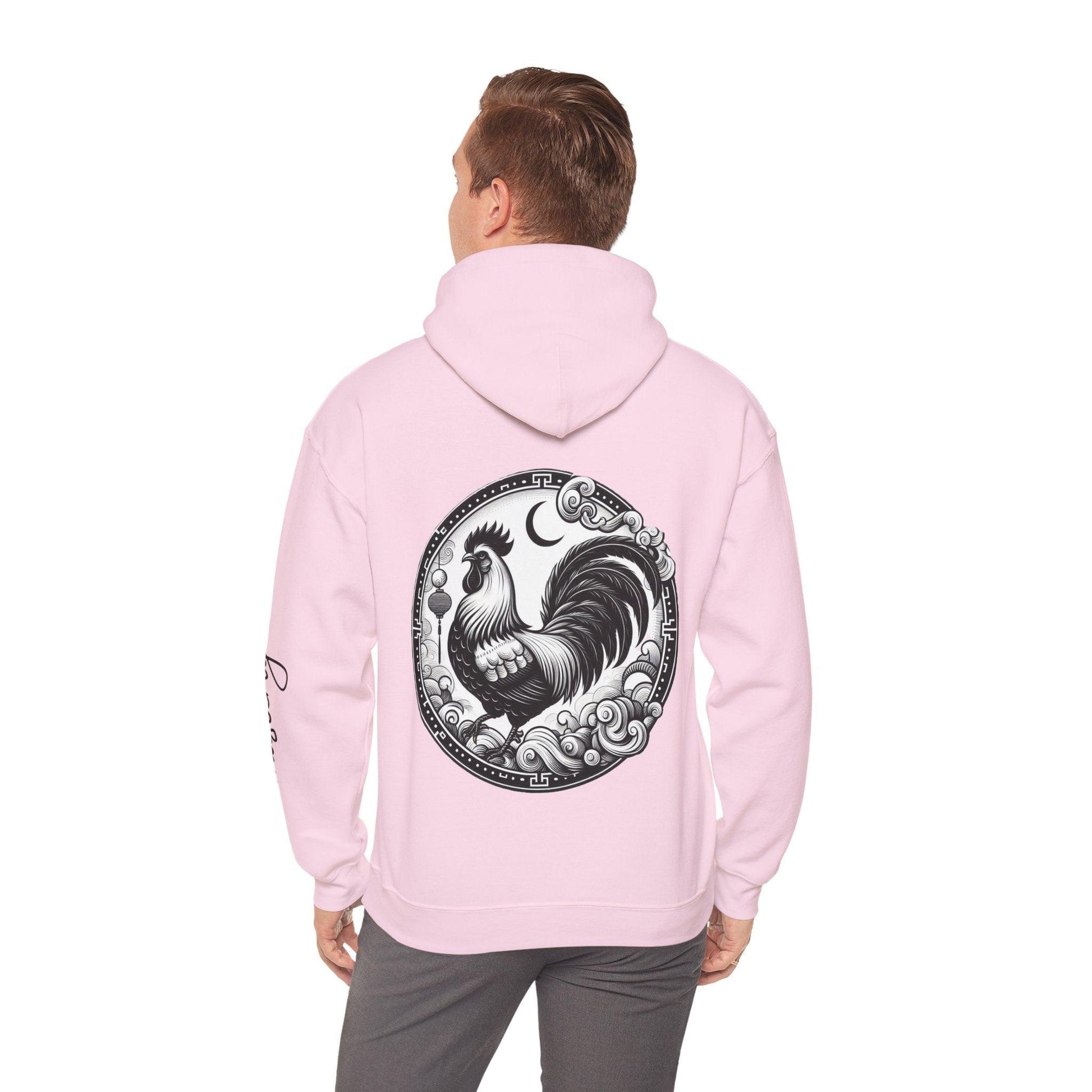 Unisex Hooded Sweatshirt - Chinese Zodiac Rooster - Pardalês_Free Lifestyle