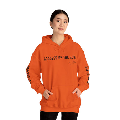 Unisex Hooded Sweatshirt - Olympus's Goddess Artemis - Pardalês_Free Lifestyle