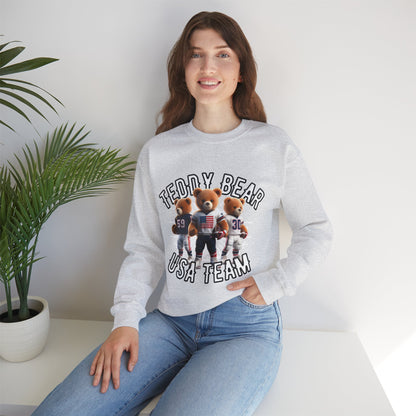 Unisex Sweatshirt - Teddy USA Team - Pardalês_Free Lifestyle