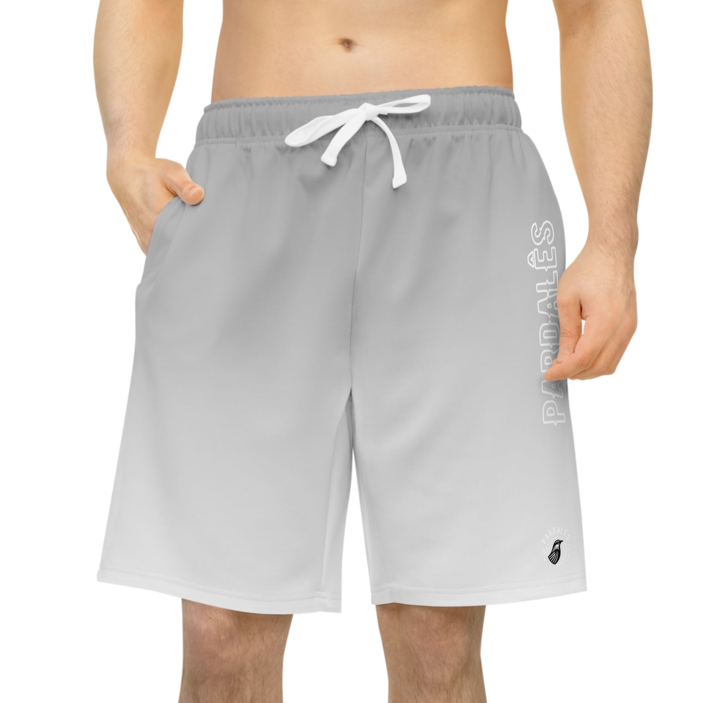 Men Long Shorts - Light Grey