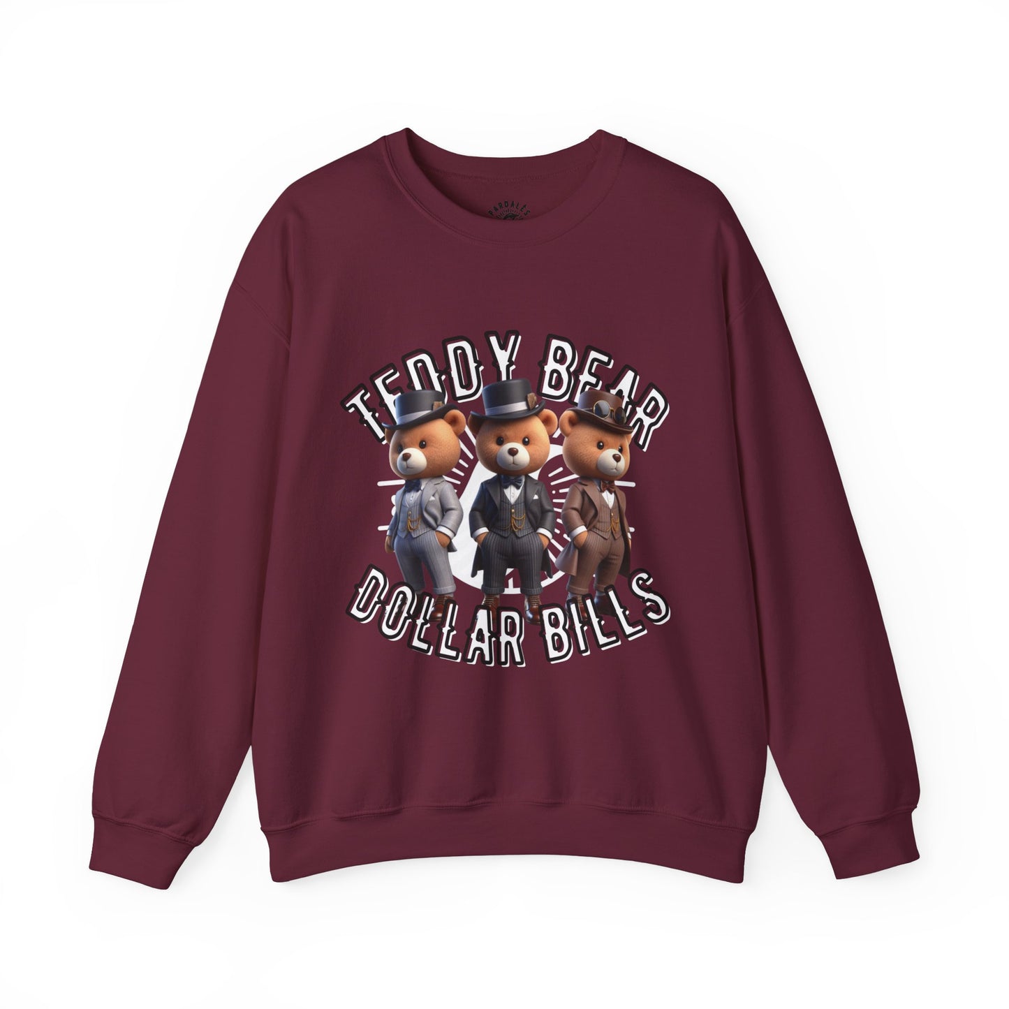 Unisex Sweatshirt - Teddy Dollar Bills - Pardalês_Free Lifestyle