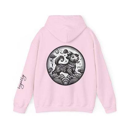 Unisex Hooded Sweatshirt - Chinese Zodiac Dog - Pardalês_Free Lifestyle