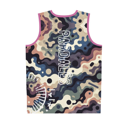 Basketball Shirt - Pink & Pattern