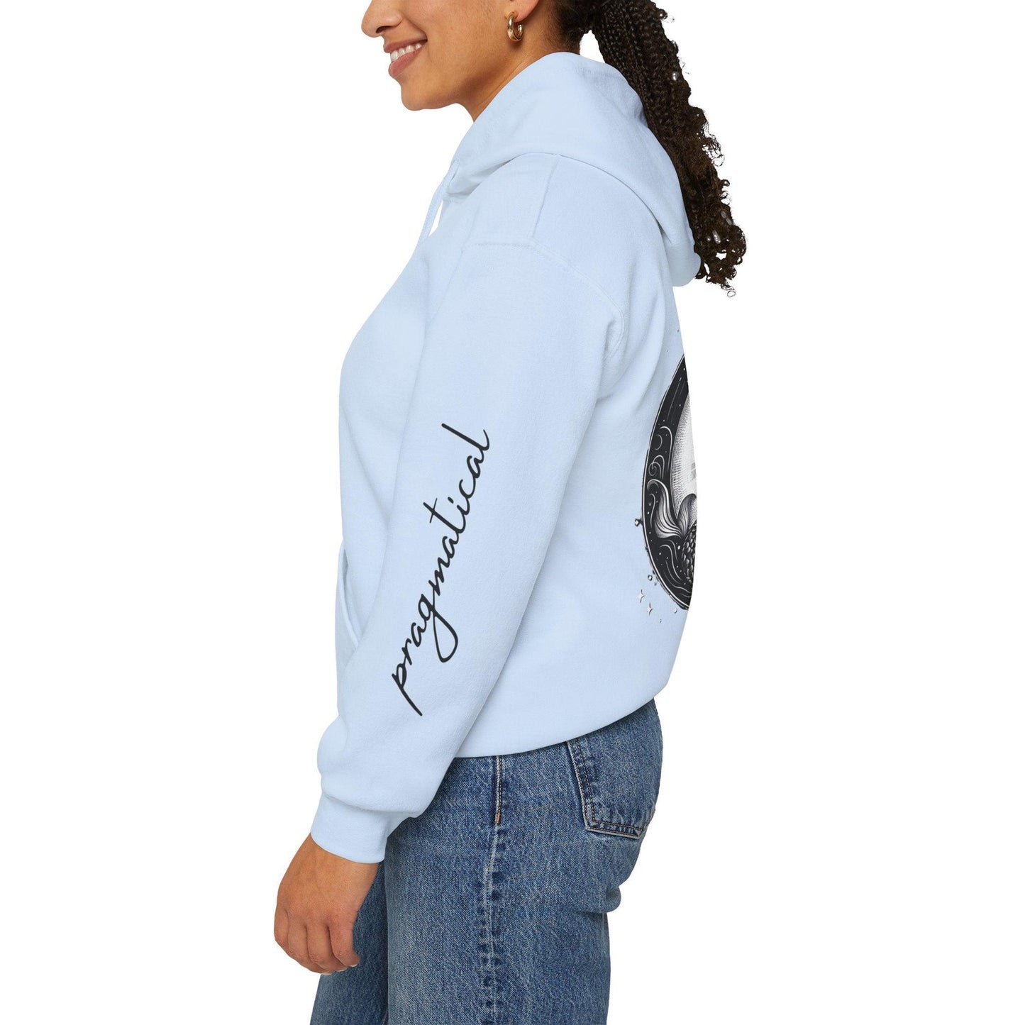 Unisex Hooded Sweatshirt - Capricorn Sign - Pardalês_Free Lifestyle