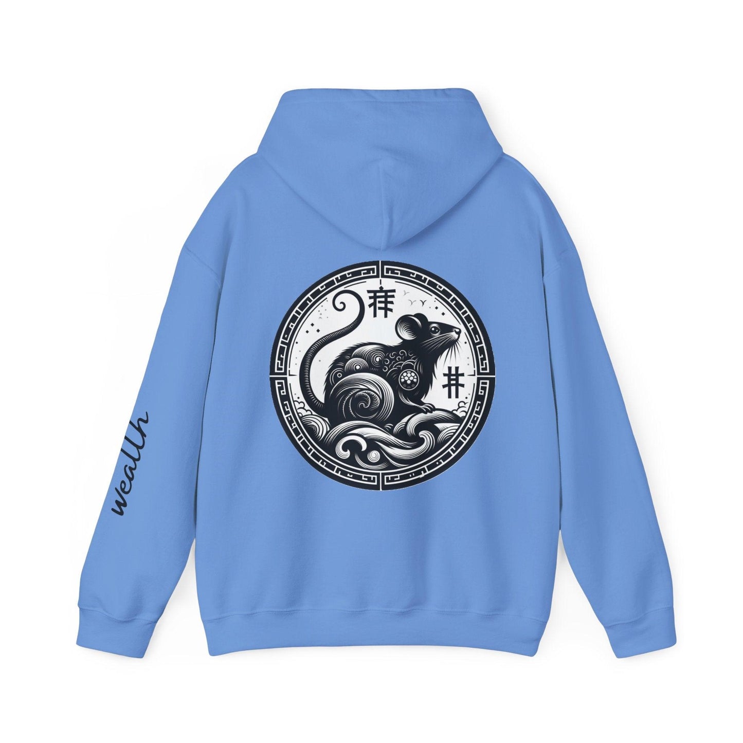 Unisex Hooded Sweatshirt - Chinese Zodiac Rat - Pardalês_Free Lifestyle