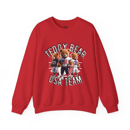 Unisex Sweatshirt - Teddy USA Team - Pardalês_Free Lifestyle