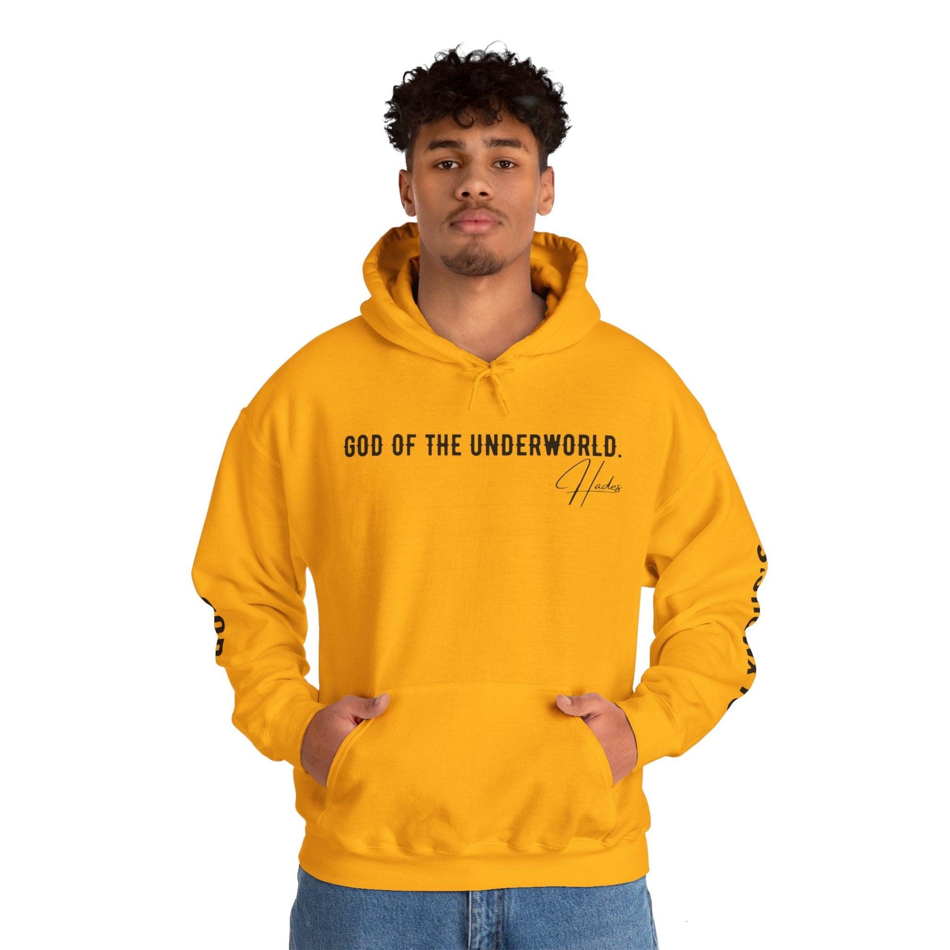 Unisex Hooded Sweatshirt - Olympus's God Hades - Pardalês_Free Lifestyle