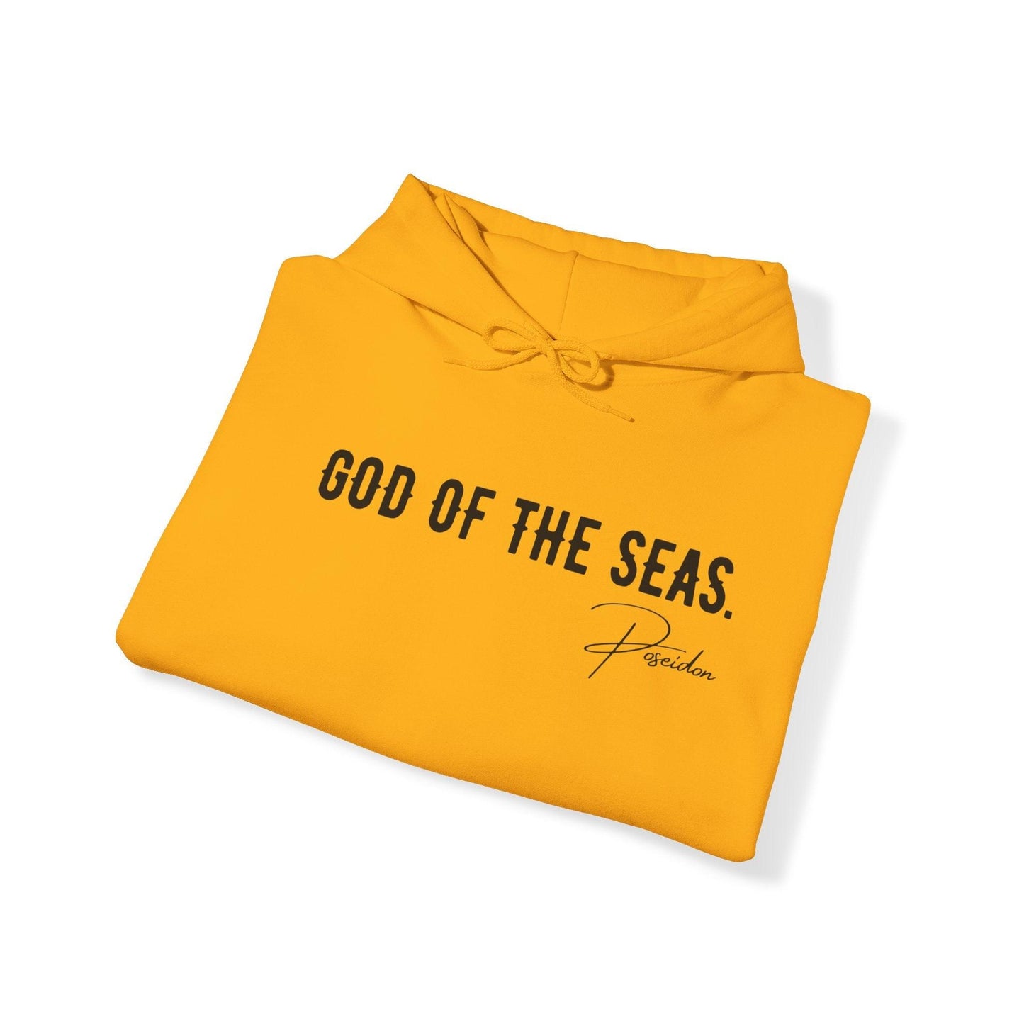 Unisex Hooded Sweatshirt - Olympus's God Poseidon - Pardalês_Free Lifestyle