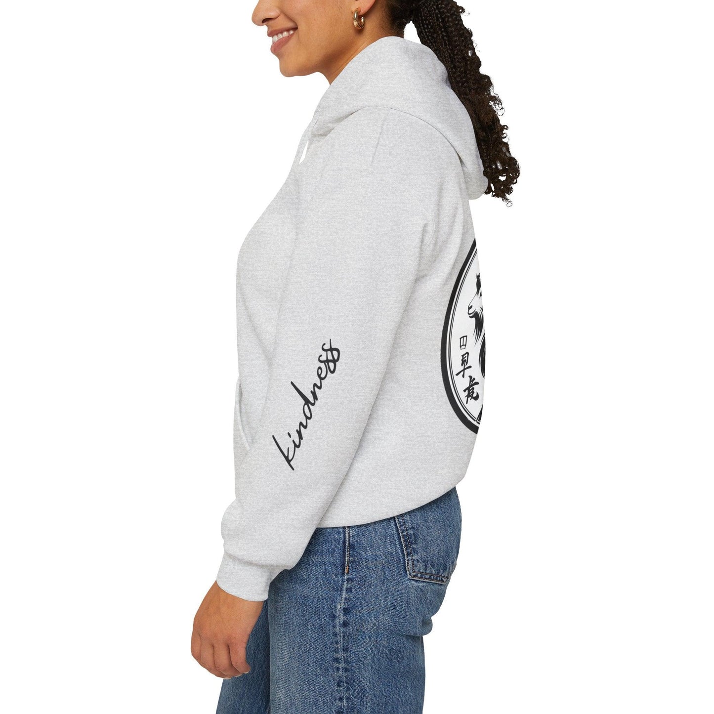 Unisex Hooded Sweatshirt - Chinese Zodiac Goat - Pardalês_Free Lifestyle