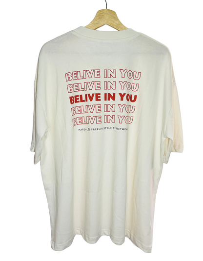 Oversize t-shirt Belive