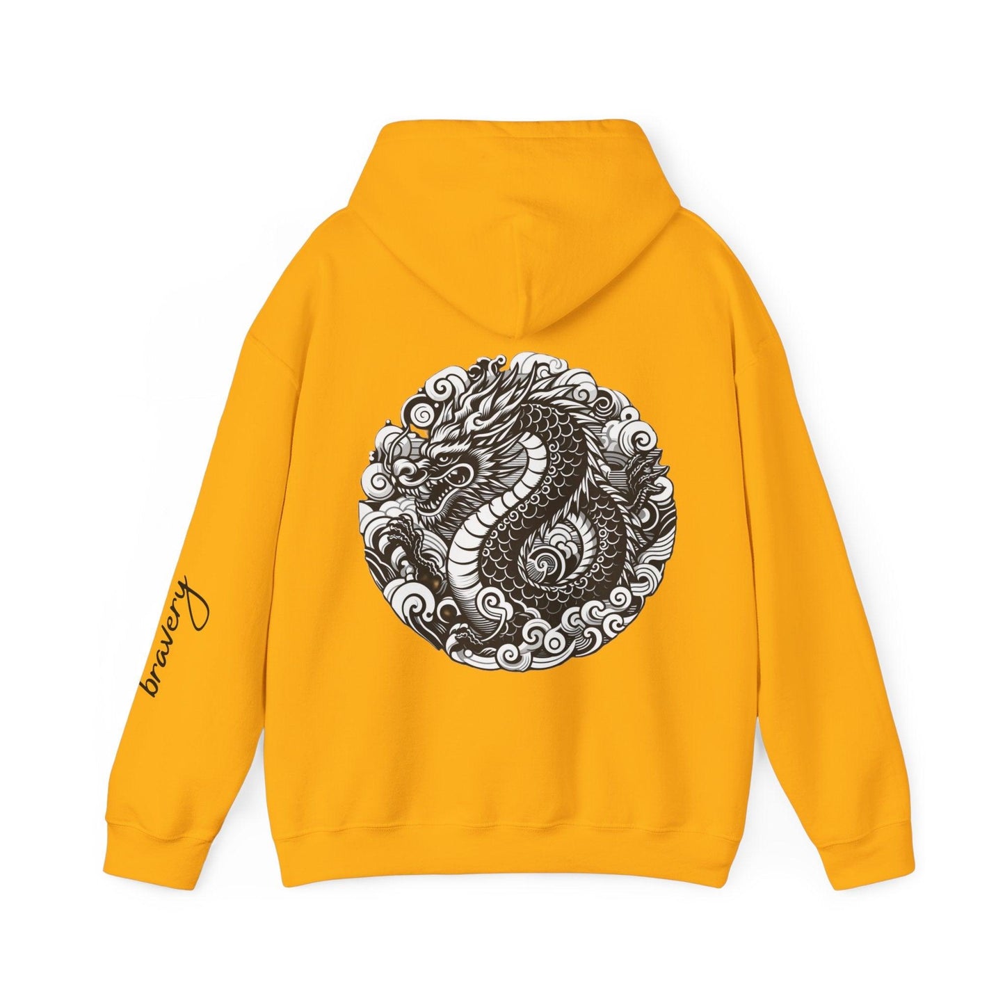 Unisex Hooded Sweatshirt - Chinese Zodiac Dragon - Pardalês_Free Lifestyle