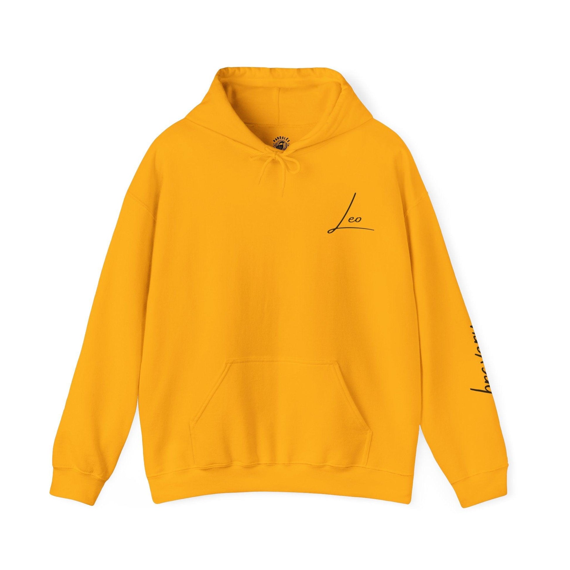 Unisex Hooded Sweatshirt - Leo Sign - Pardalês_Free Lifestyle