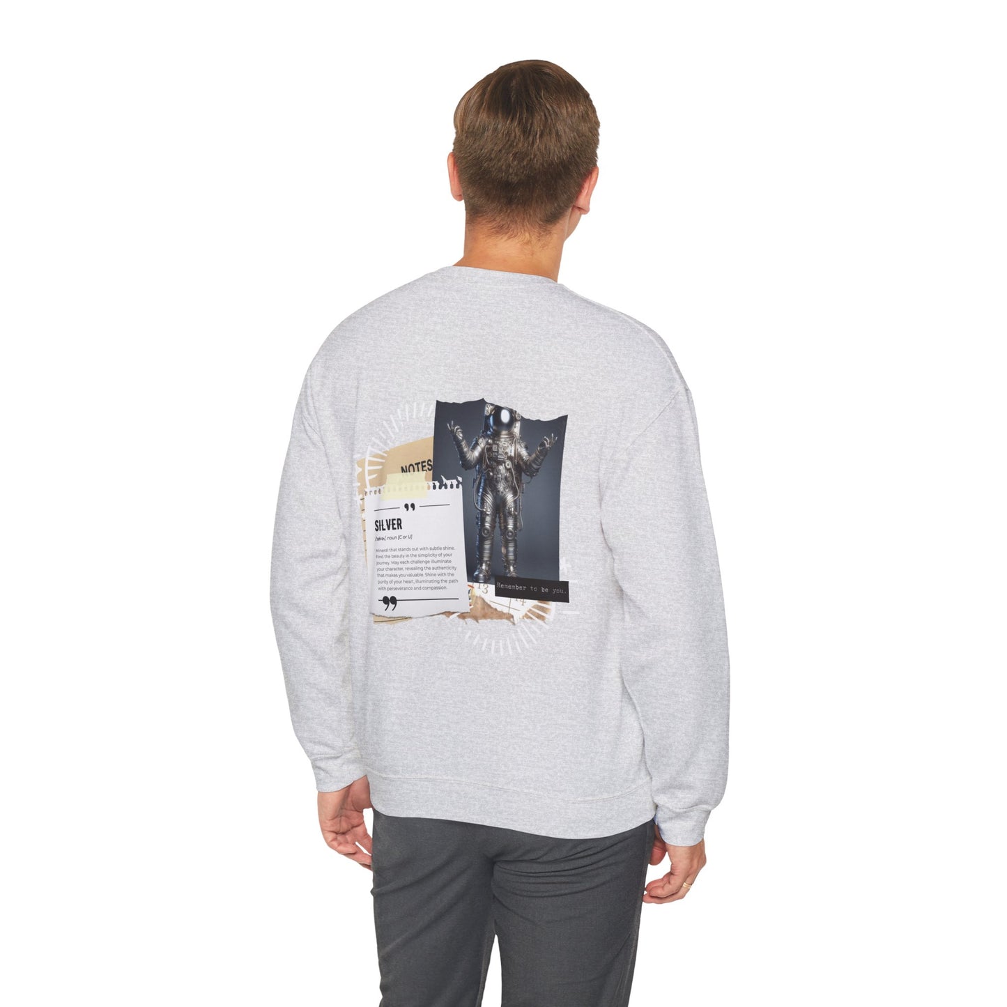 Unisex Sweatshirt - Silver - Pardalês_Free Lifestyle