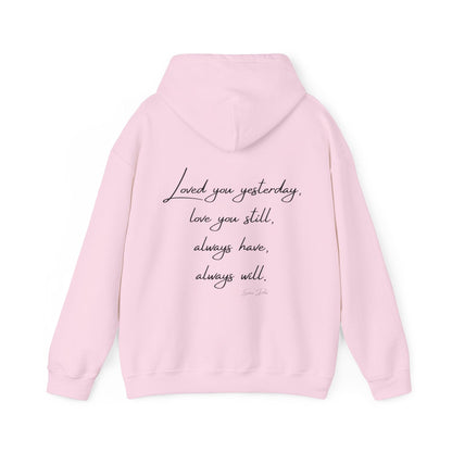 Unisex Hooded Sweatshirt - Valentine's Day - Always - Pardalês_Free Lifestyle