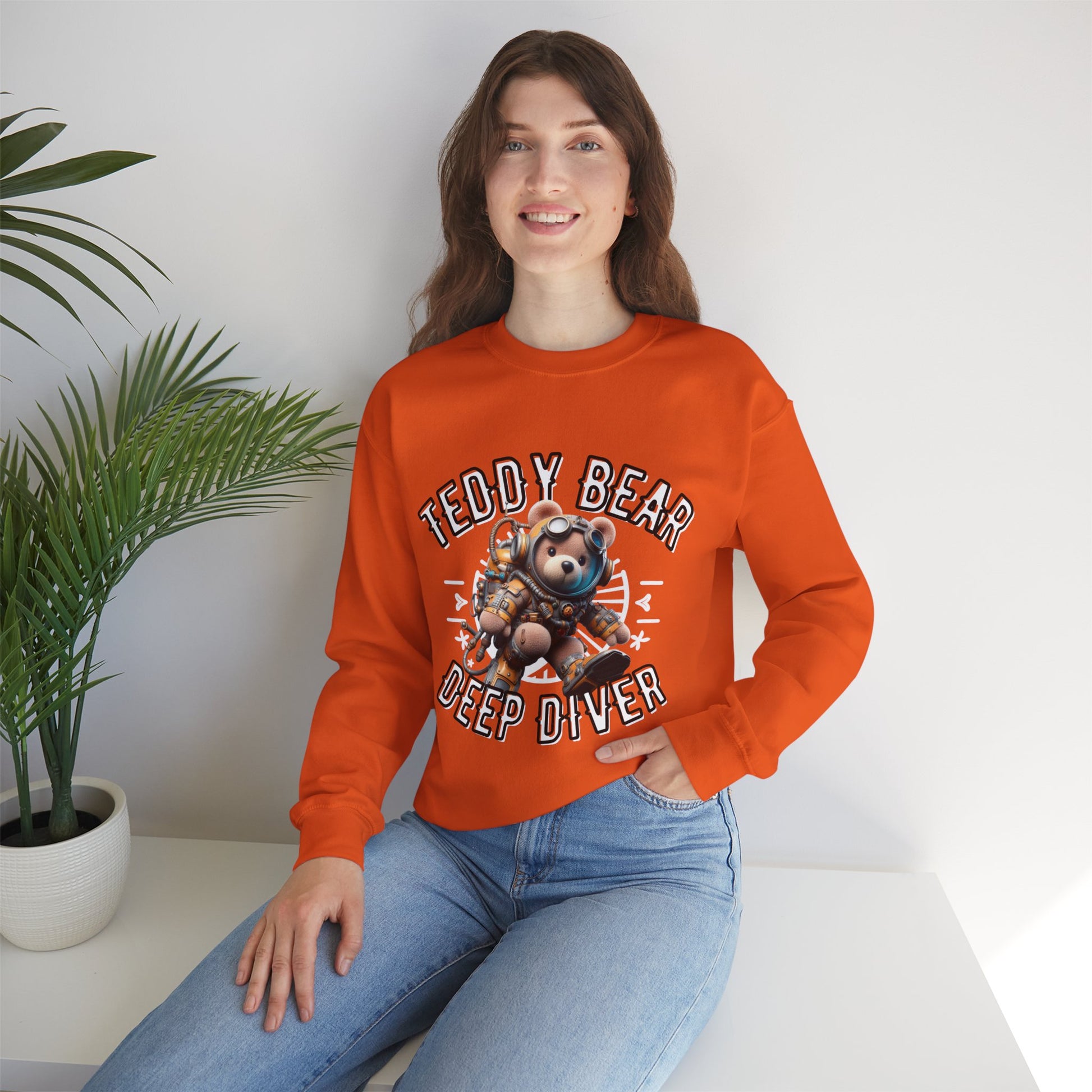 Unisex Sweatshirt - Teddy Deep Diver - Pardalês_Free Lifestyle