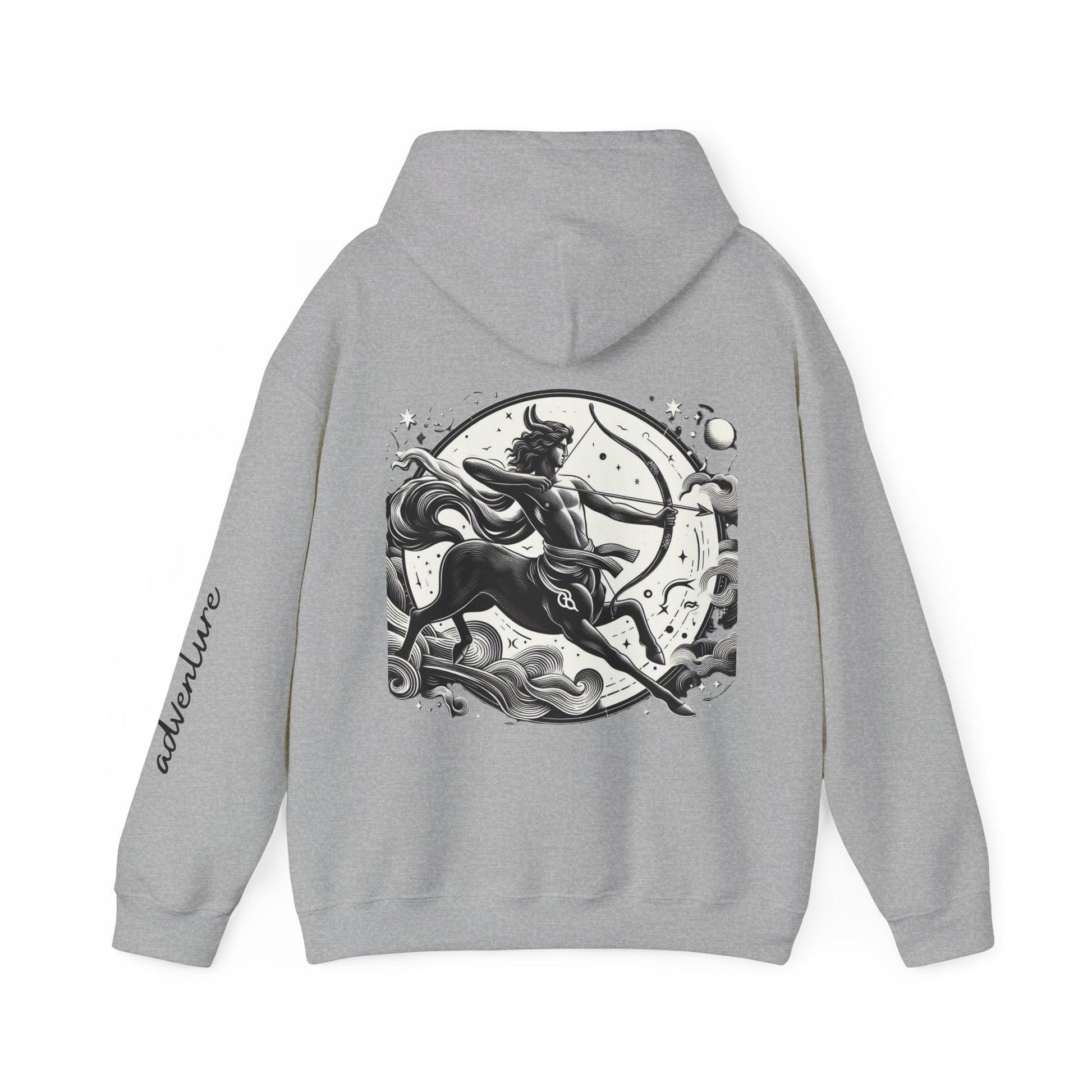 Unisex Hooded Sweatshirt - Sagittarius Sign - Pardalês_Free Lifestyle