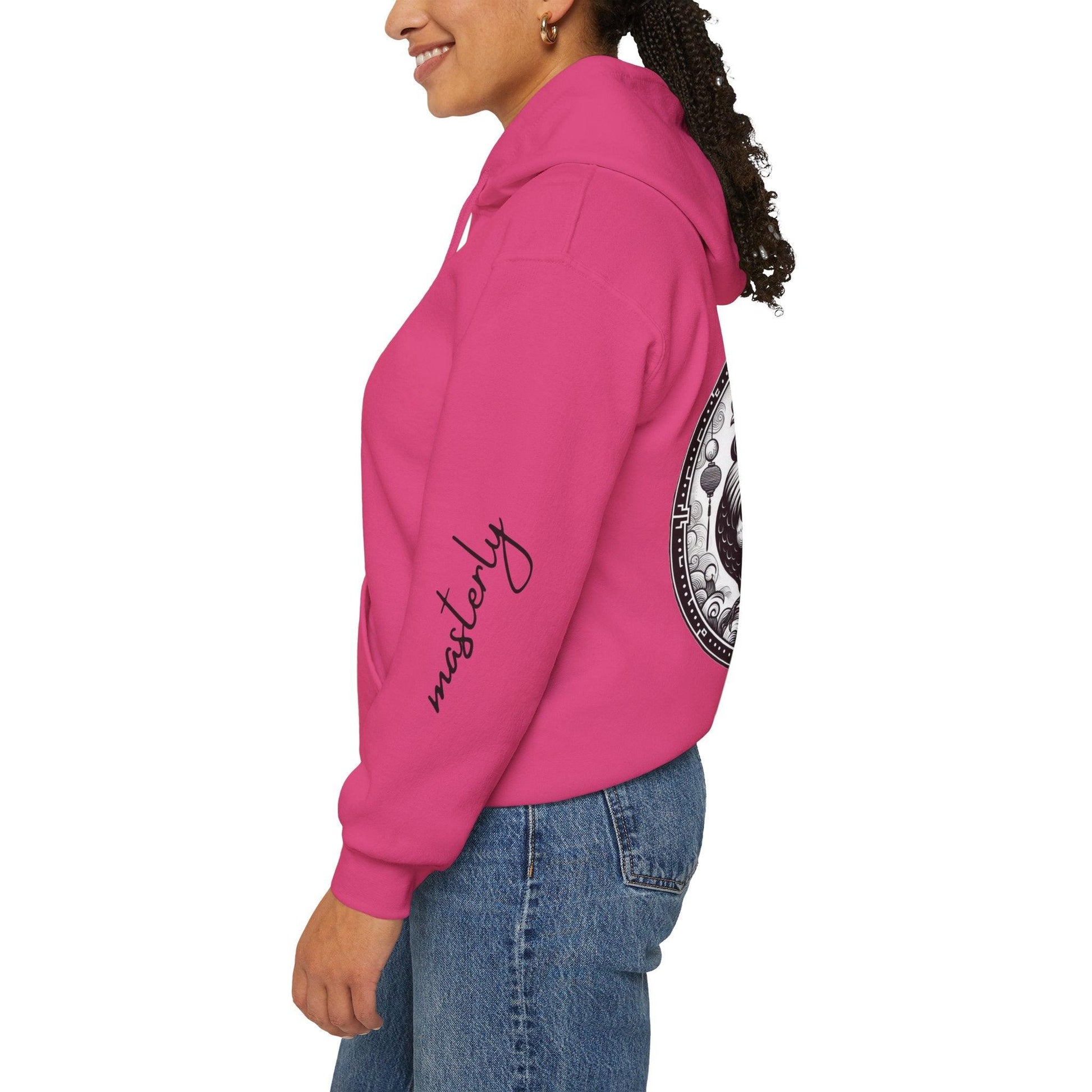 Unisex Hooded Sweatshirt - Chinese Zodiac Rooster - Pardalês_Free Lifestyle