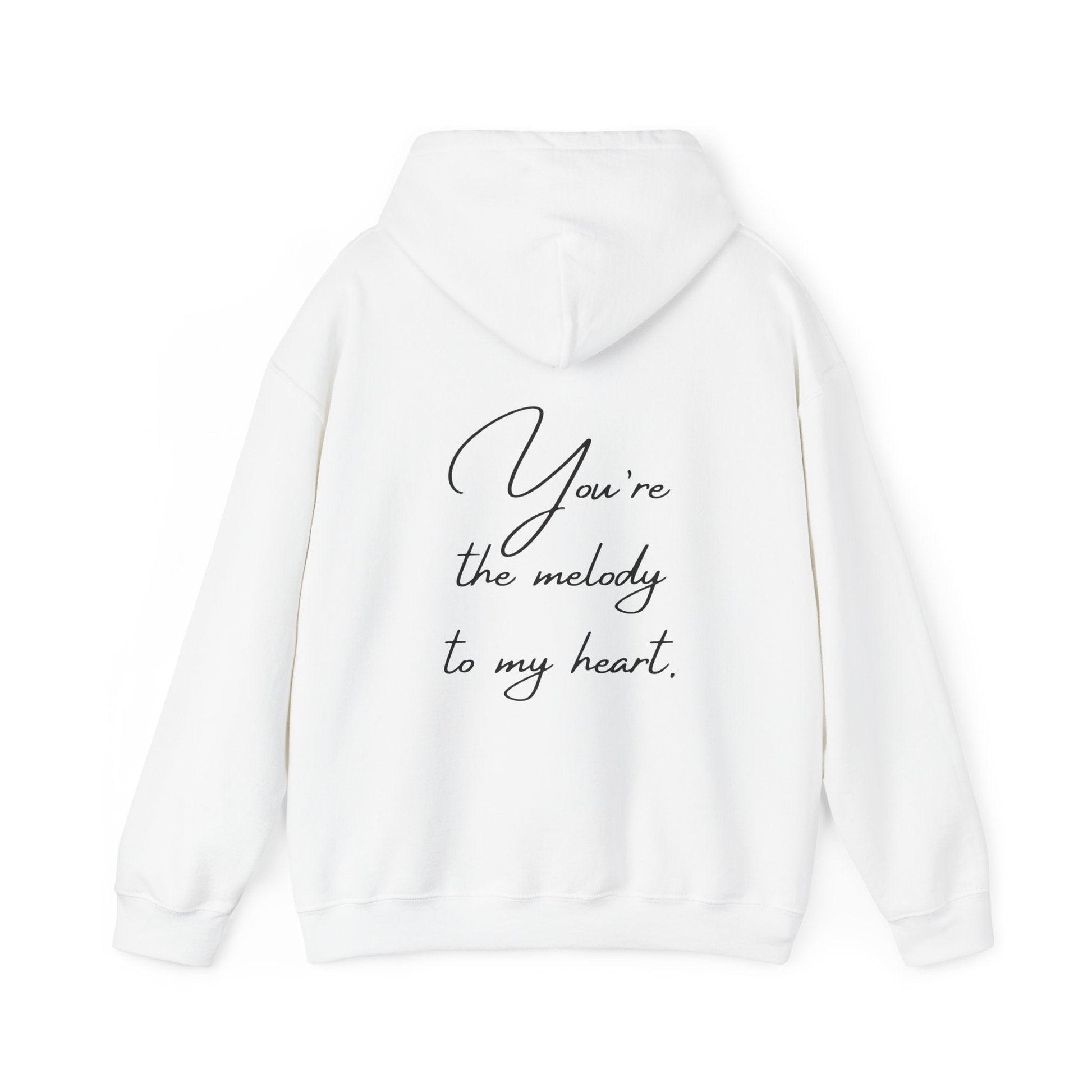 Unisex Hooded Sweatshirt - Valentine's Day - Melody- Couple Shirt 1/2 - Pardalês_Free Lifestyle