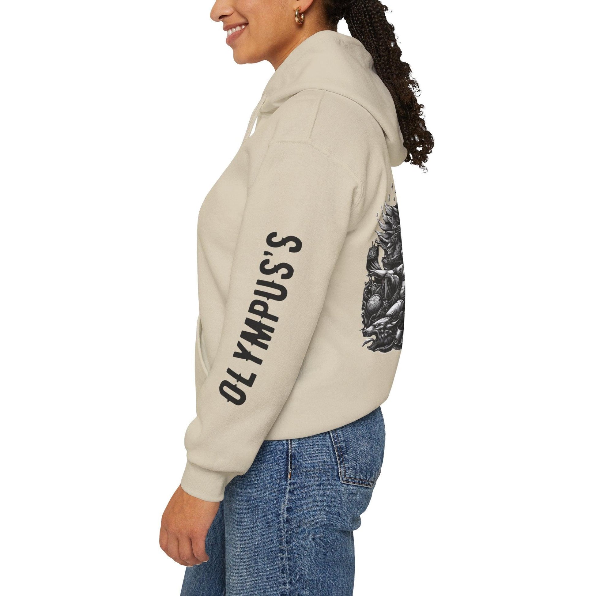 Unisex Hooded Sweatshirt - Olympus's Goddess Artemis - Pardalês_Free Lifestyle