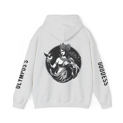 Unisex Hooded Sweatshirt - Olympus's Goddess Hera - Pardalês_Free Lifestyle