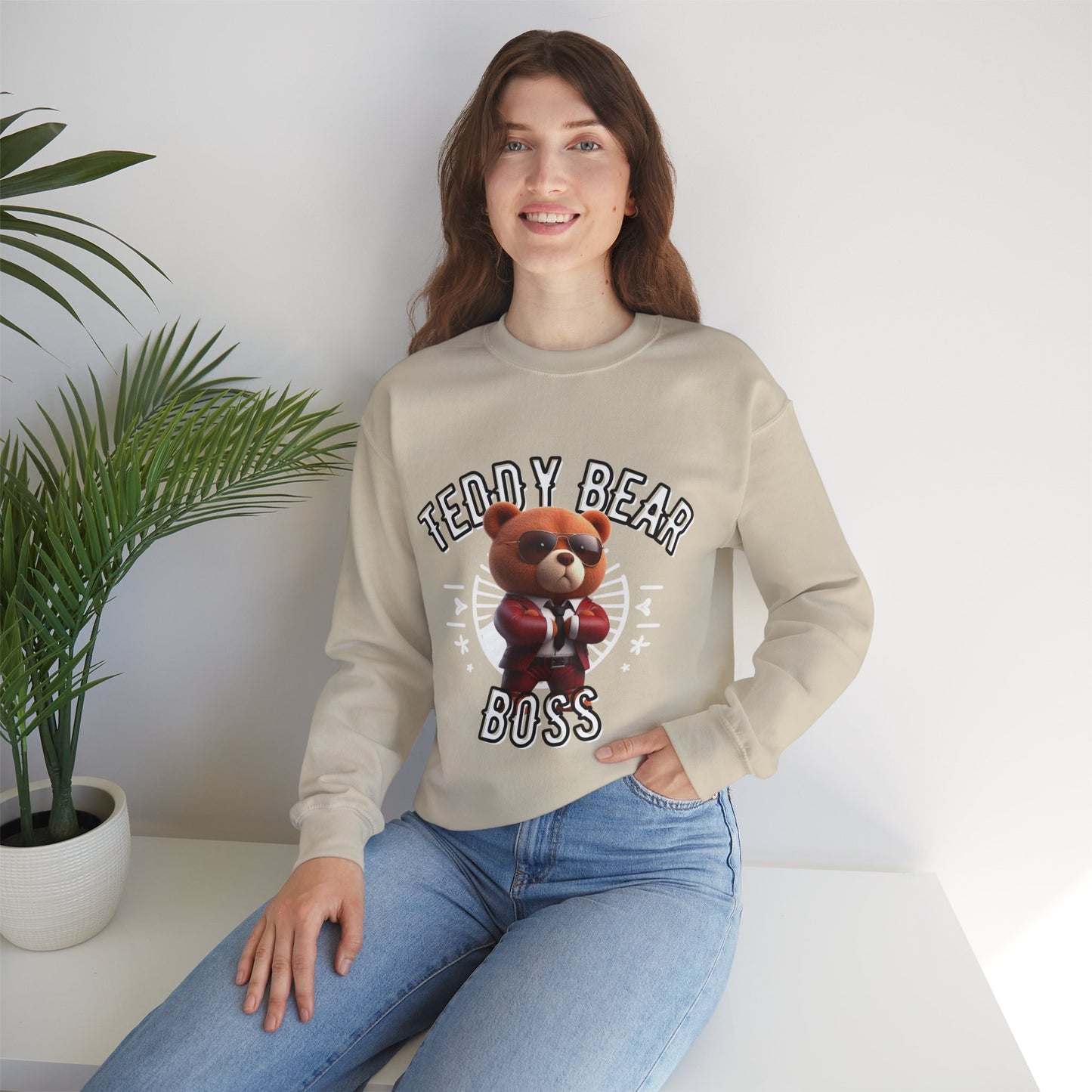 Unisex Sweatshirt - Teddy Boss - Pardalês_Free Lifestyle