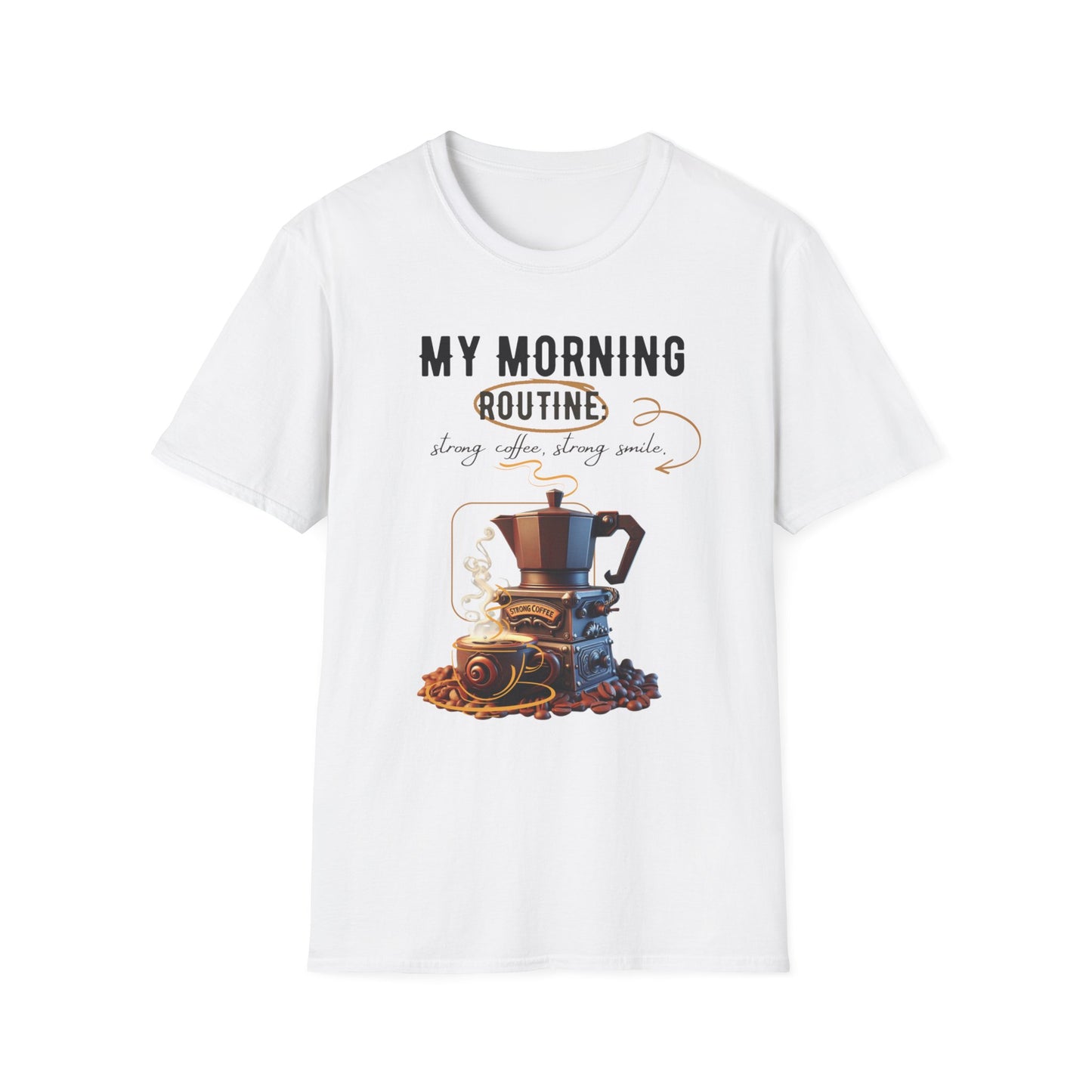 My Way to MORNING - Softstyle T-Shirt - Pardalês_Free Lifestyle