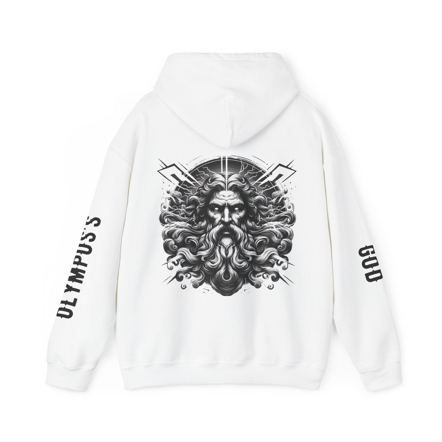 Unisex Hooded Sweatshirt - Olympus's God Zeus - Pardalês_Free Lifestyle