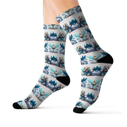 Elemental Socks - Dragon Air - Pardalês_Free Lifestyle