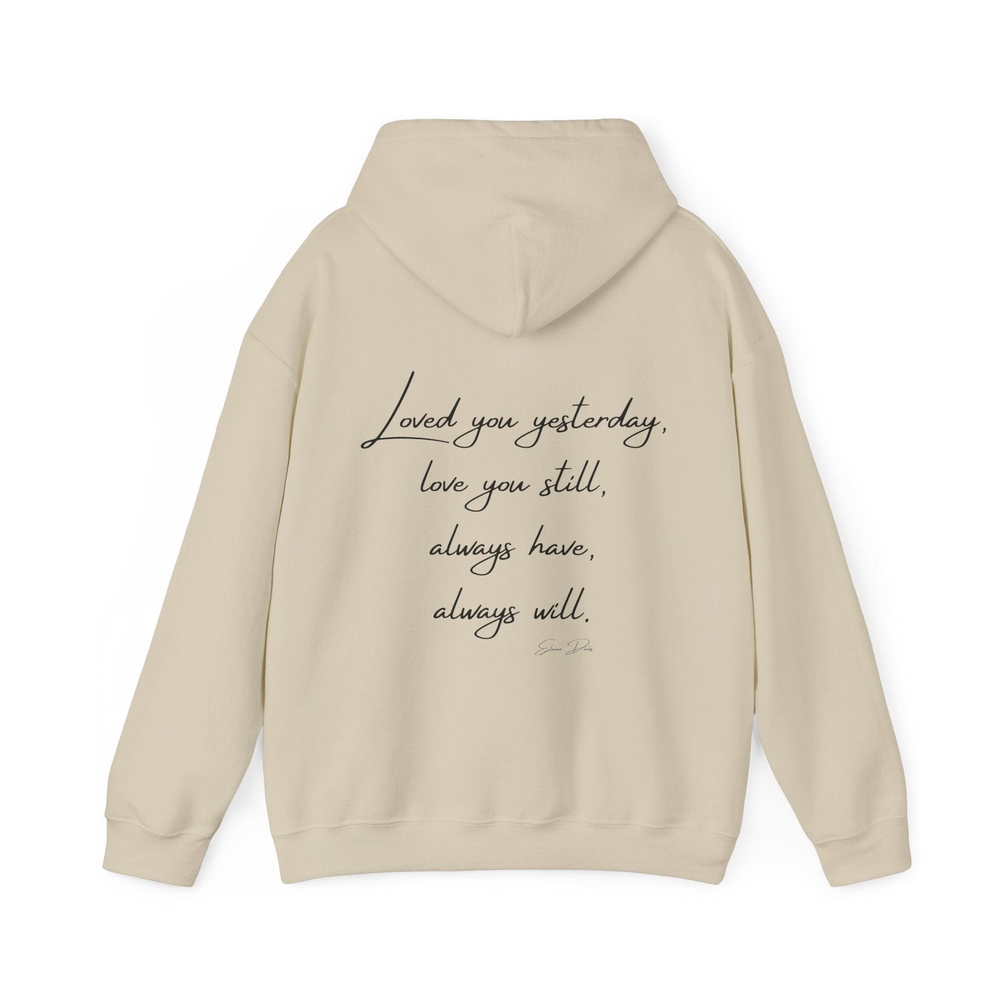 Unisex Hooded Sweatshirt - Valentine's Day - Always - Pardalês_Free Lifestyle