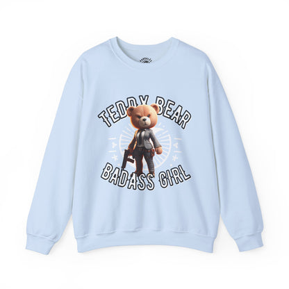 Unisex Sweatshirt - Teddy Badass Girl - Pardalês_Free Lifestyle