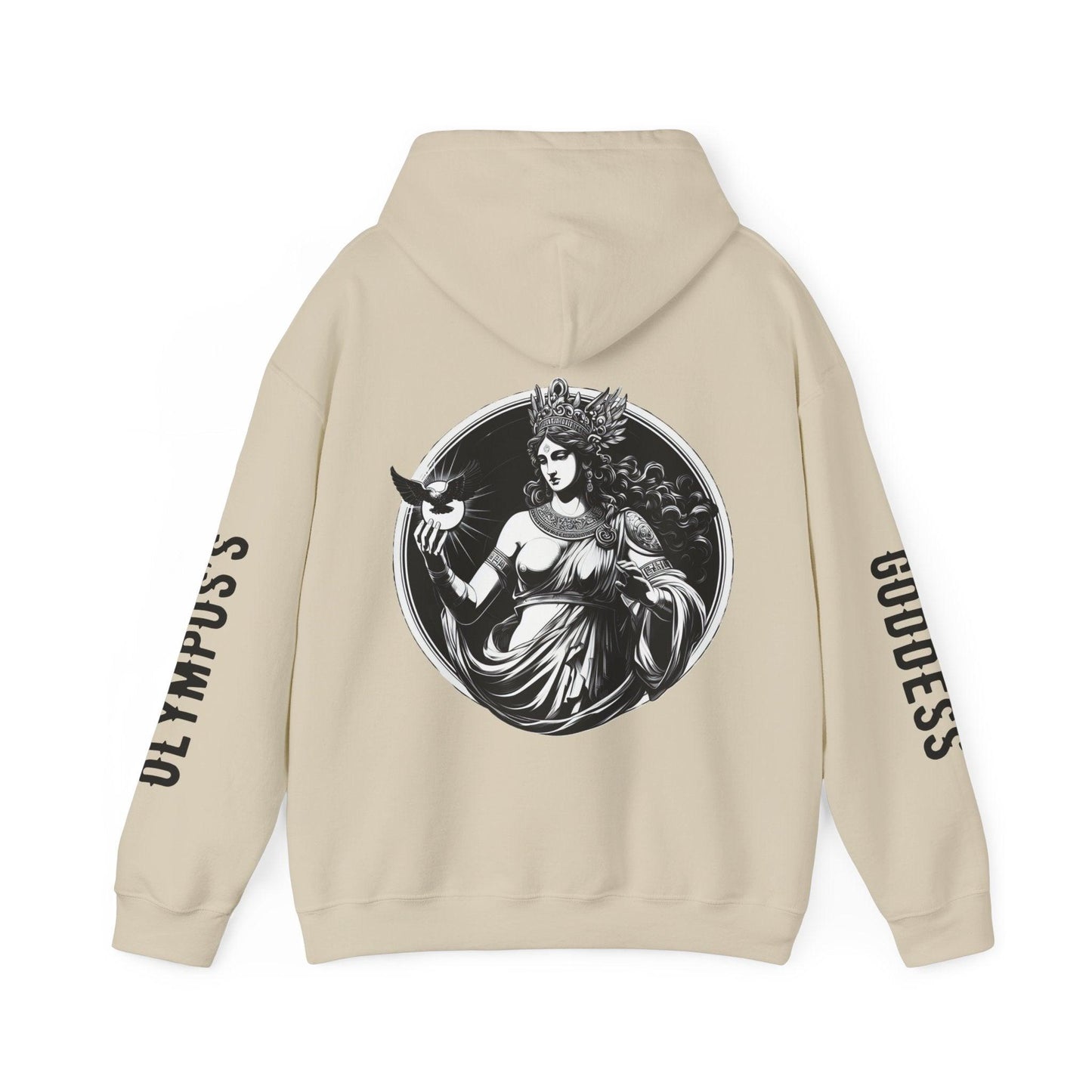 Unisex Hooded Sweatshirt - Olympus's Goddess Hera - Pardalês_Free Lifestyle