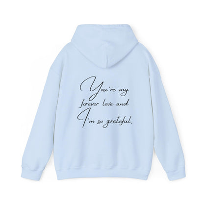 Unisex Hooded Sweatshirt - Valentine's Day - Forever - Pardalês_Free Lifestyle