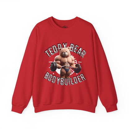 Unisex Sweatshirt - Teddy Bodybuilder - Pardalês_Free Lifestyle